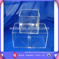 Clear acrylic storage cube